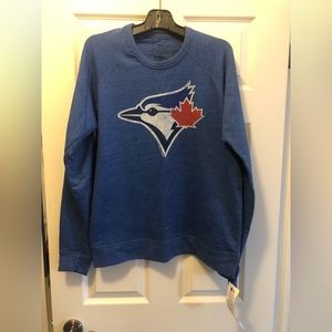 Toronto Blue Jays Sweat Shirt, Antique look, Size Large